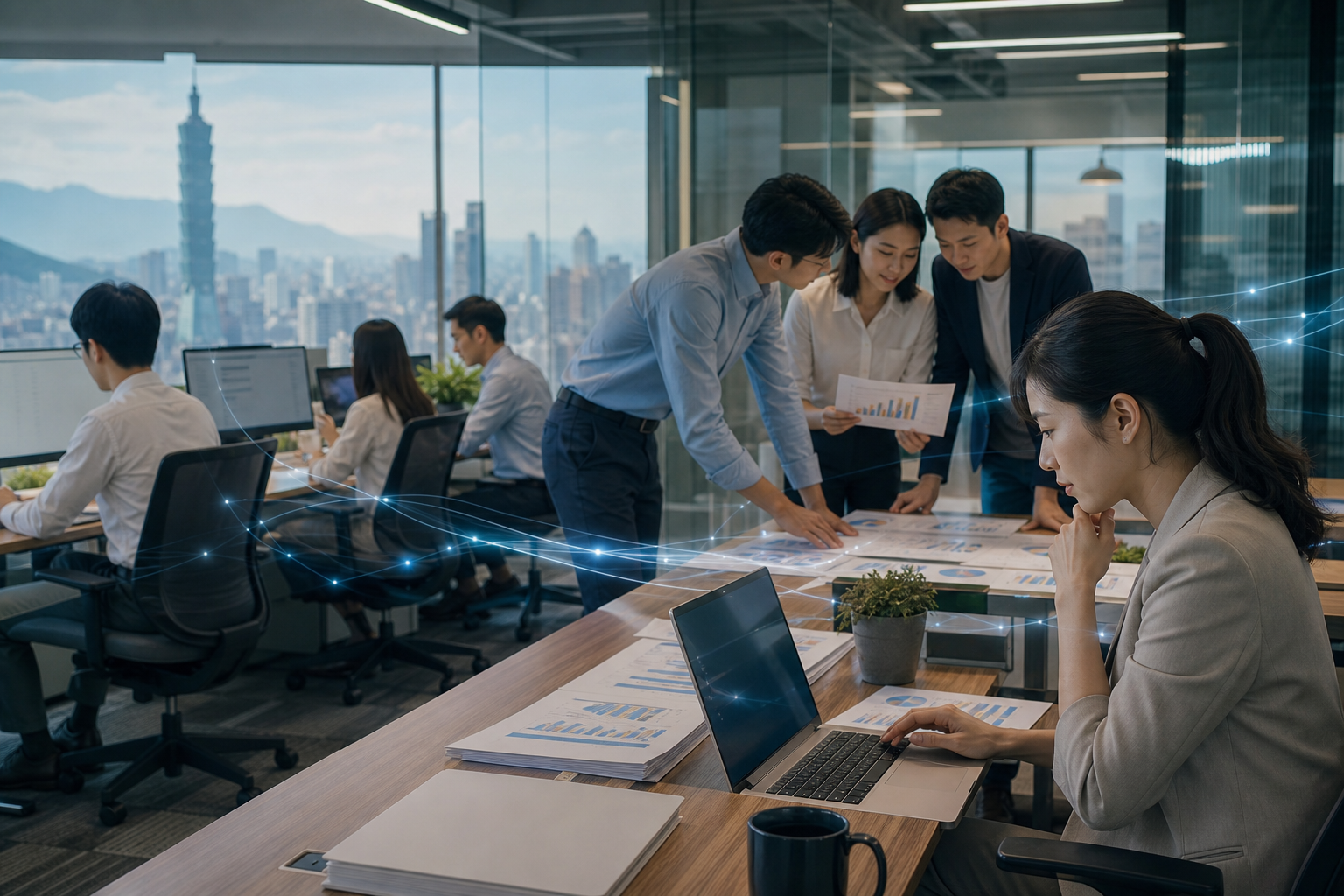 Editorial hero image for Atos AI Copilot deployment in large workplace
